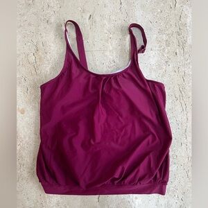 Women’s Medium Deep Reddish Tankini Top Size Medium